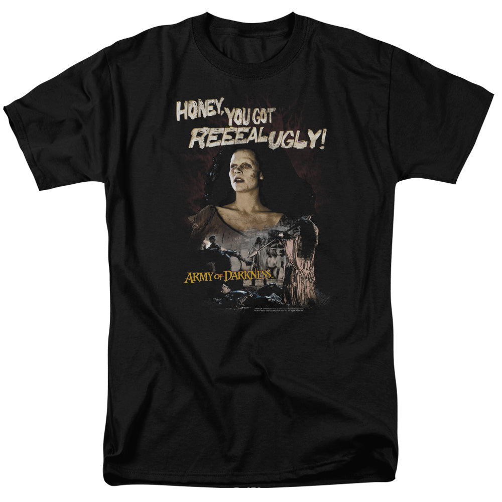 Mgm Army Of Darkness Reeeal Ugly! Mens T Shirt Black Officially Licensed