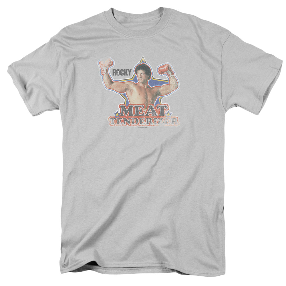 Rocky Meat Tenderizer Mens T Shirt Silver Officially Licensed