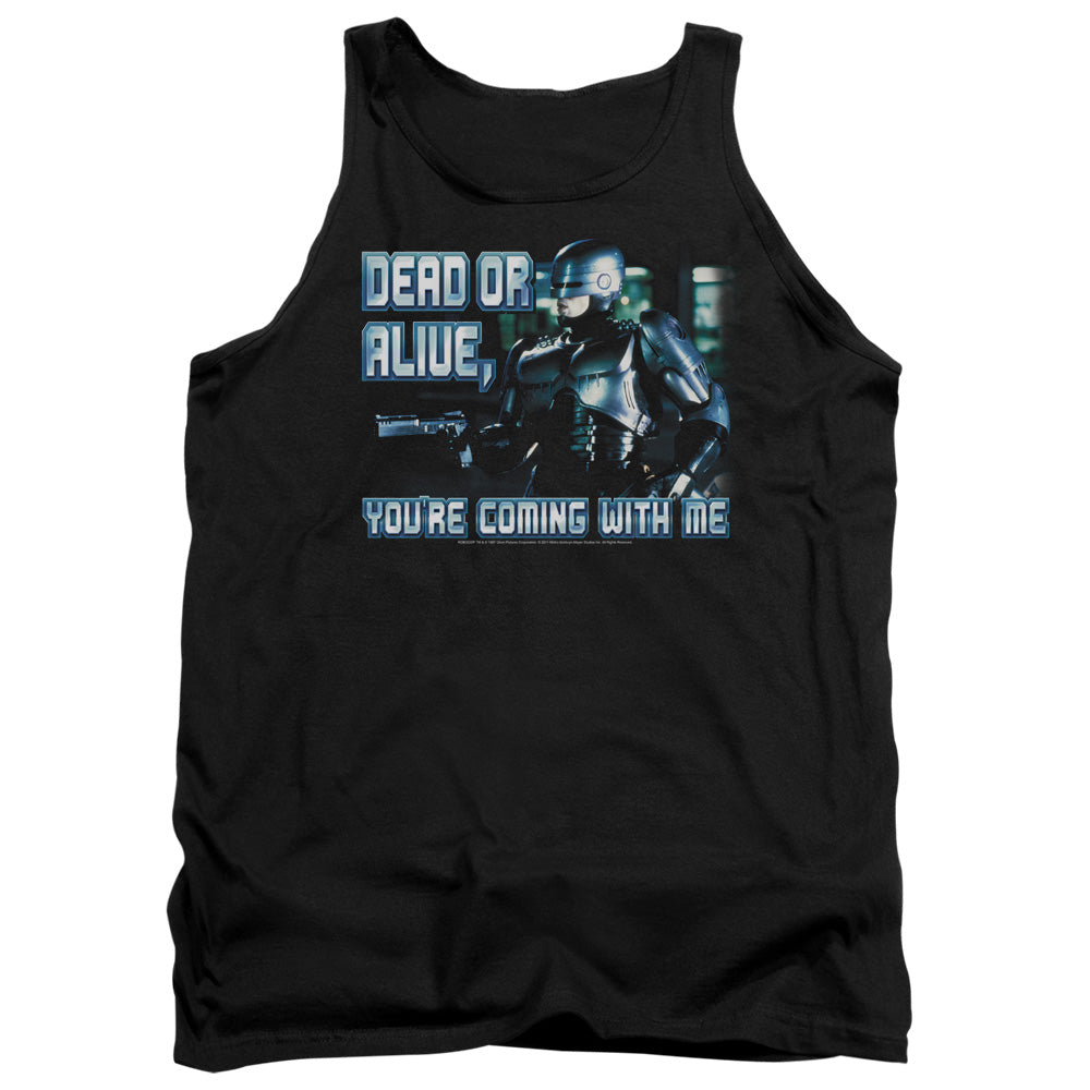 Robocop Dead Or Alive Mens Tank Top Shirt Black Officially Licensed