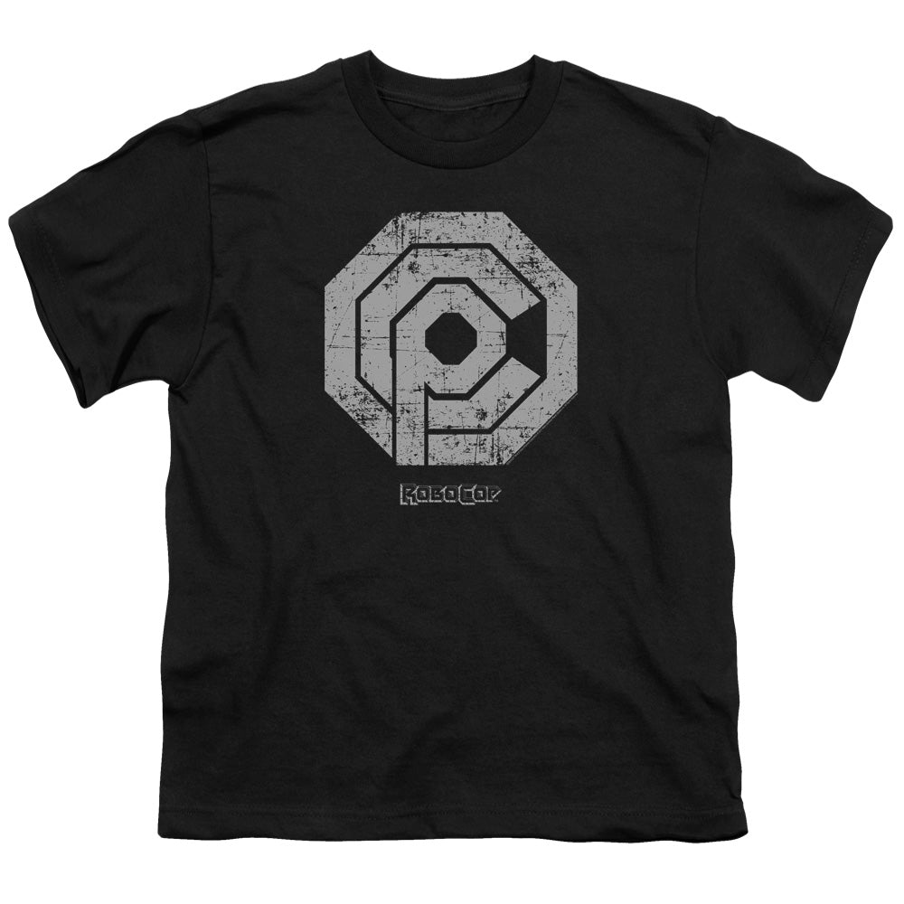 Robocop Distressed Ocp Logo Kids Youth T Shirt Black Officially Licensed