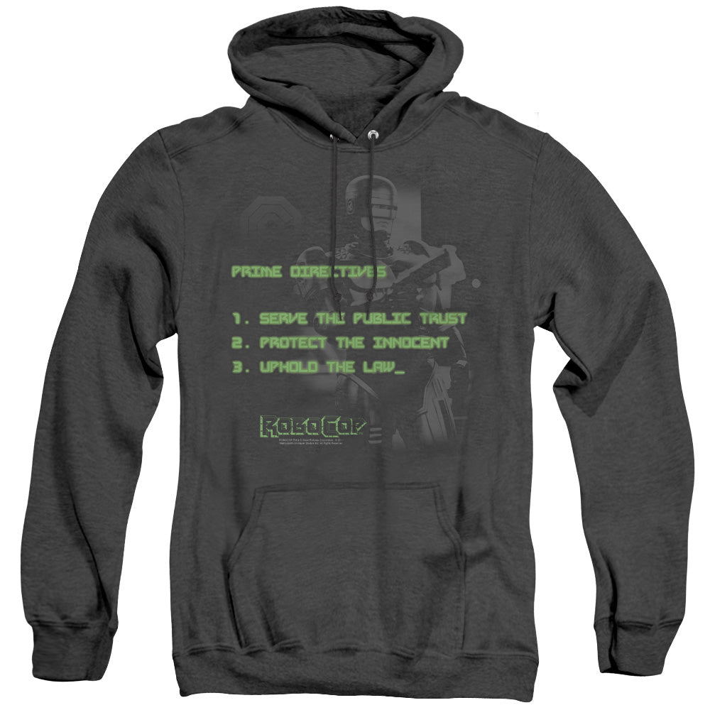 Robocop Prime Directives Heather Mens Hoodie Black Officially Licensed
