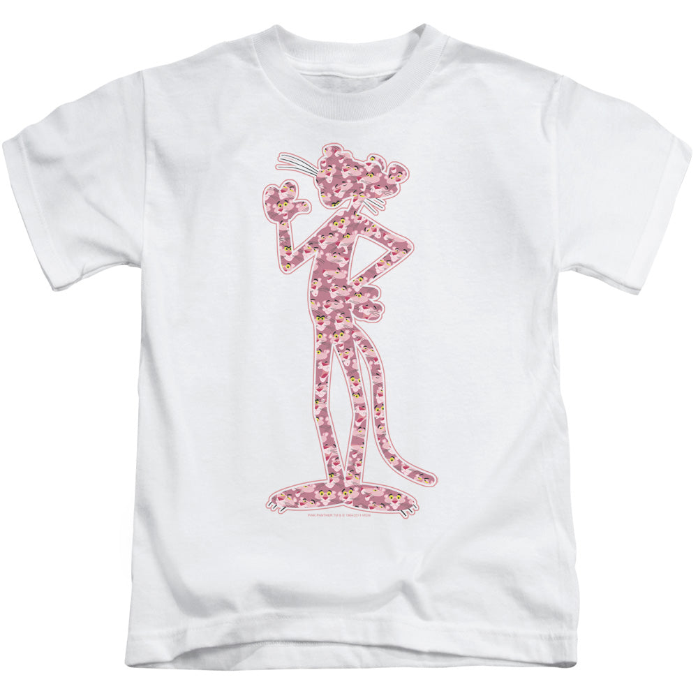 Pink Panther Heads Juvenile Kids Youth T Shirt White Officially Licensed