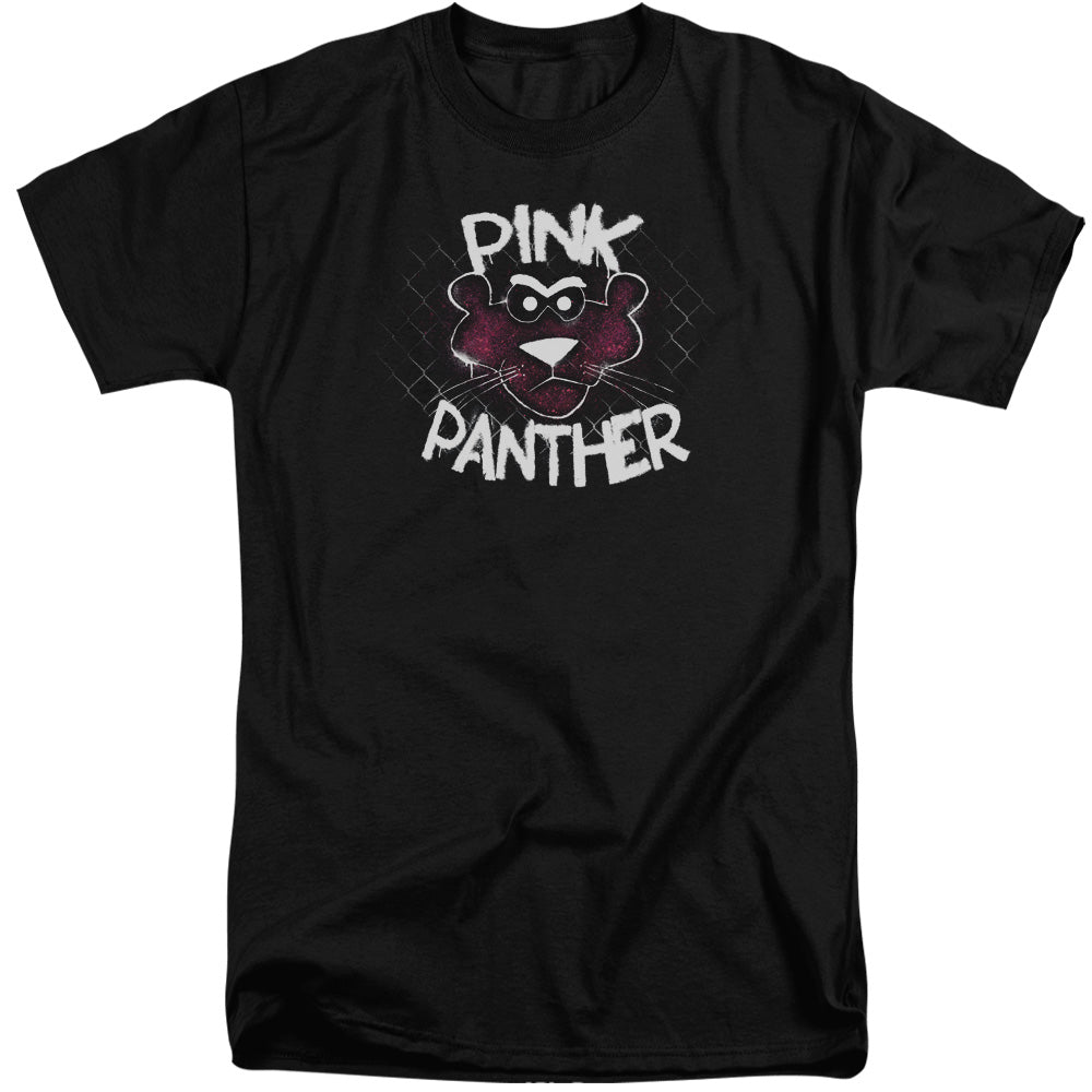Pink Panther Spray Panther Mens Tall T Shirt Black Officially Licensed