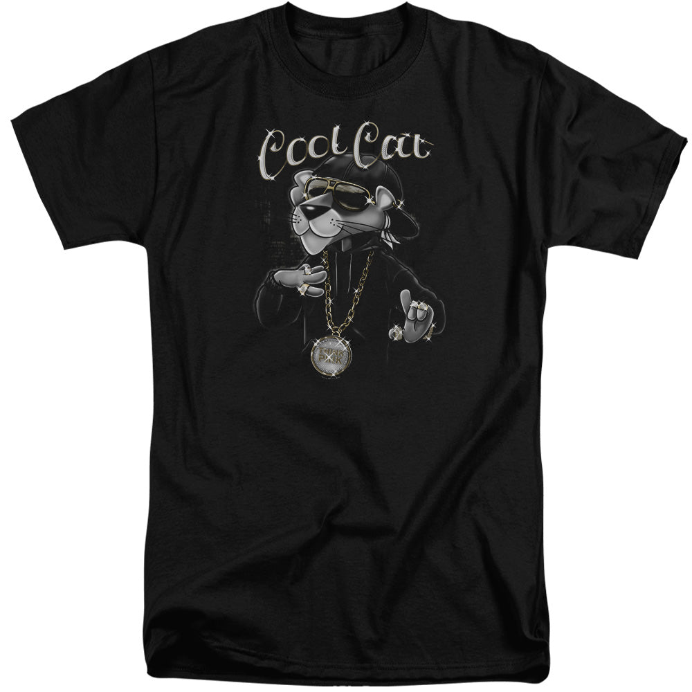 Pink Panther Cool Cat Mens Tall T Shirt Black Officially Licensed