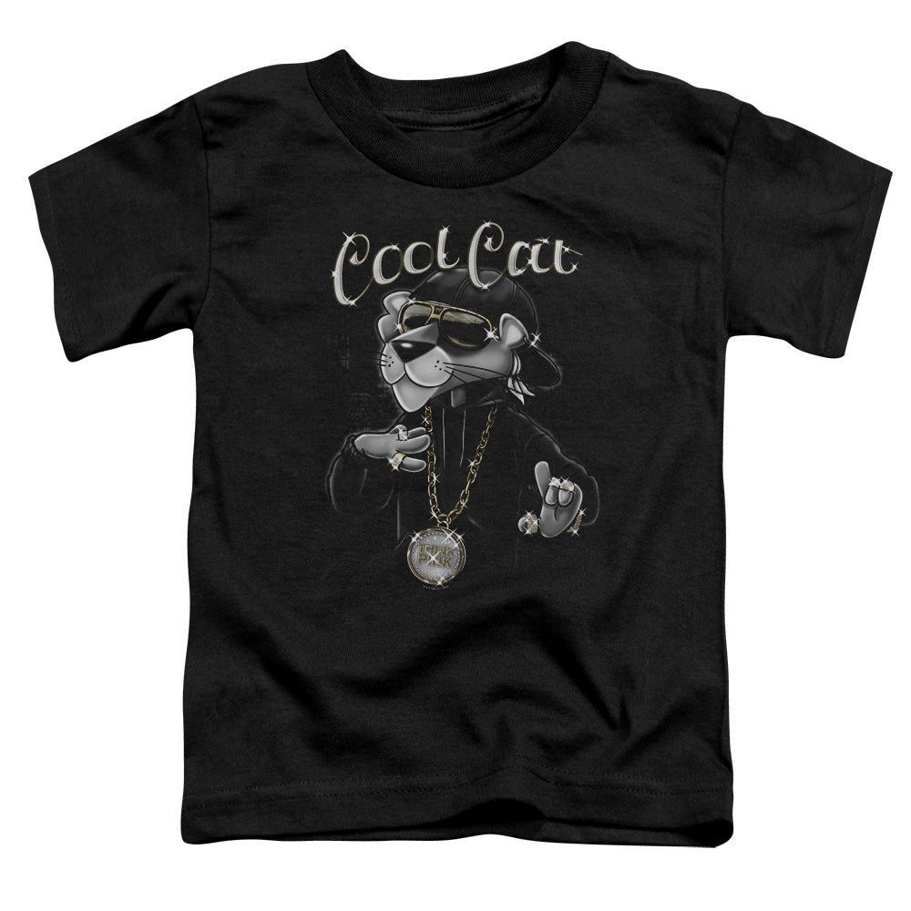 Pink Panther Cool Cat Toddler Kids Youth T Shirt Black Officially Licensed