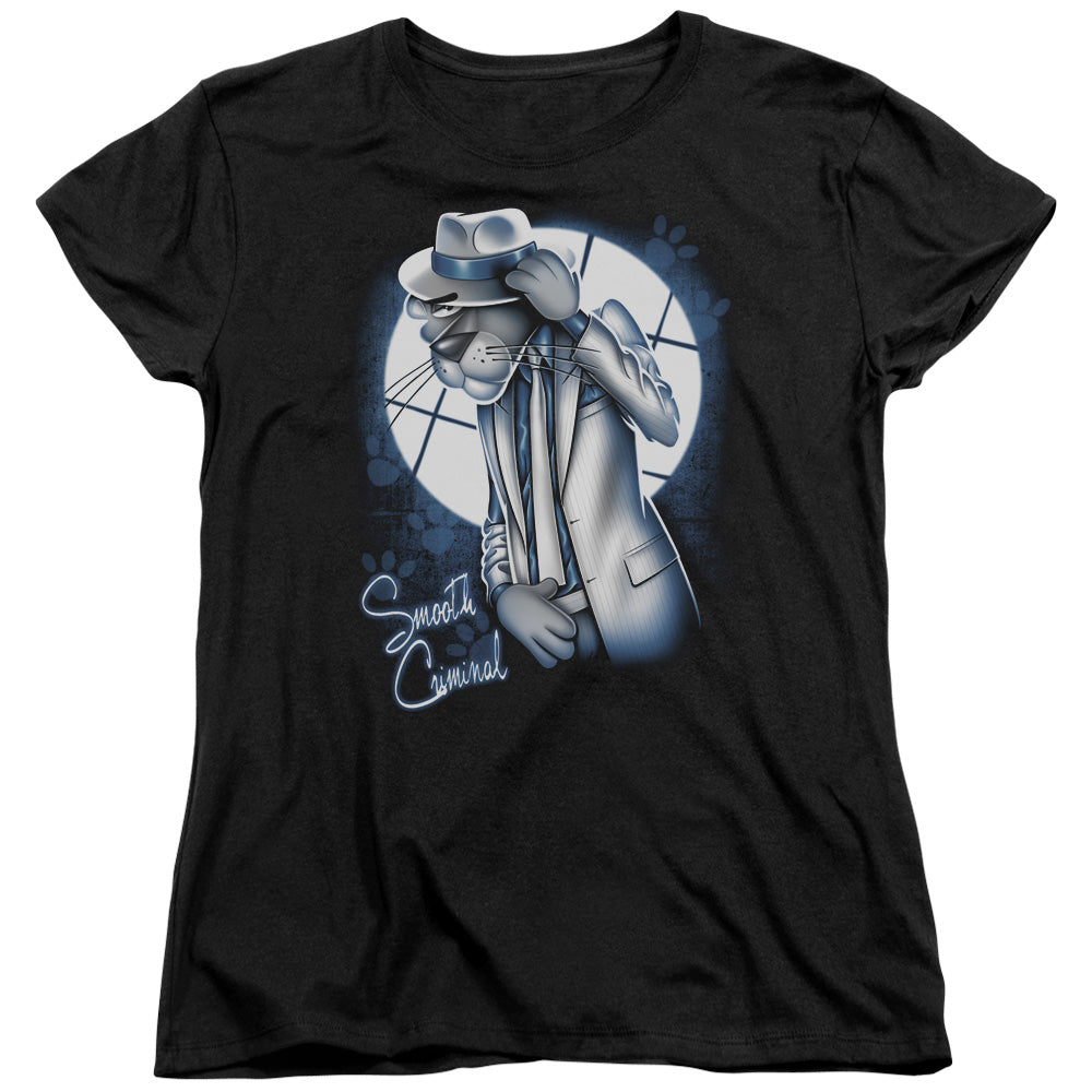 Pink Panther Ooth Criminal Womens T Shirt Black Officially Licensed