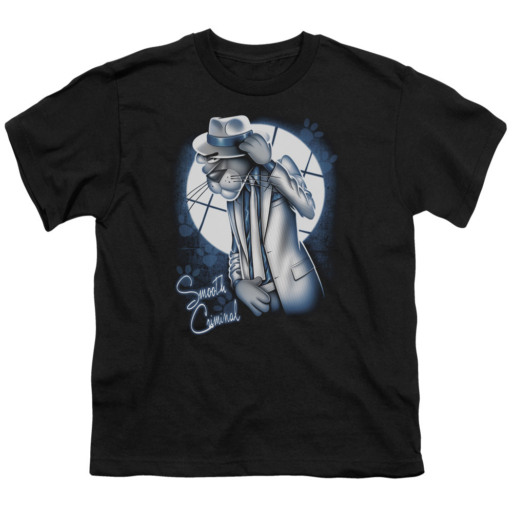 Pink Panther Ooth Criminal Kids Youth T Shirt Black Officially Licensed