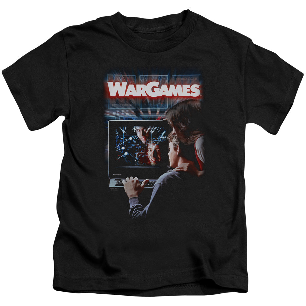 WarGames Poster Juvenile Kids Youth T Shirt Black Officially Licensed