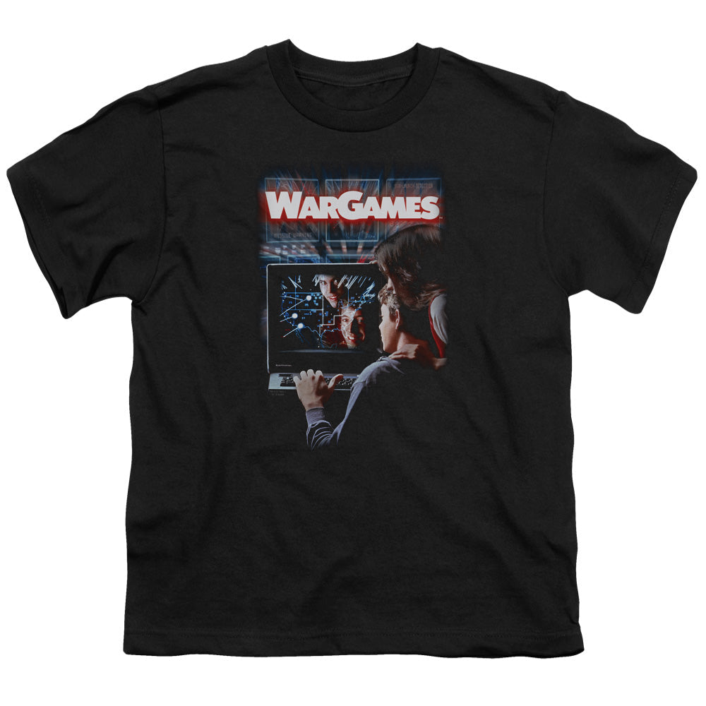 WarGames Poster Kids Youth T Shirt Black Officially Licensed