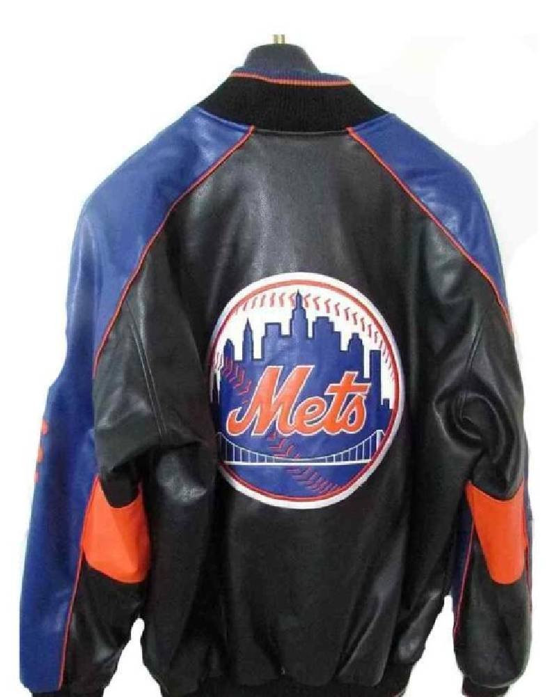 MLB Jeff Hamilton New York Mets Leather Jacket