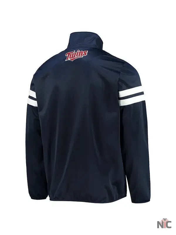 MLB Minnesota Twins Blue Track Jacket