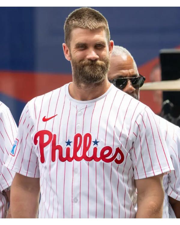 MLB Philadelphia Phillies Bryce Harper Striped Jersey