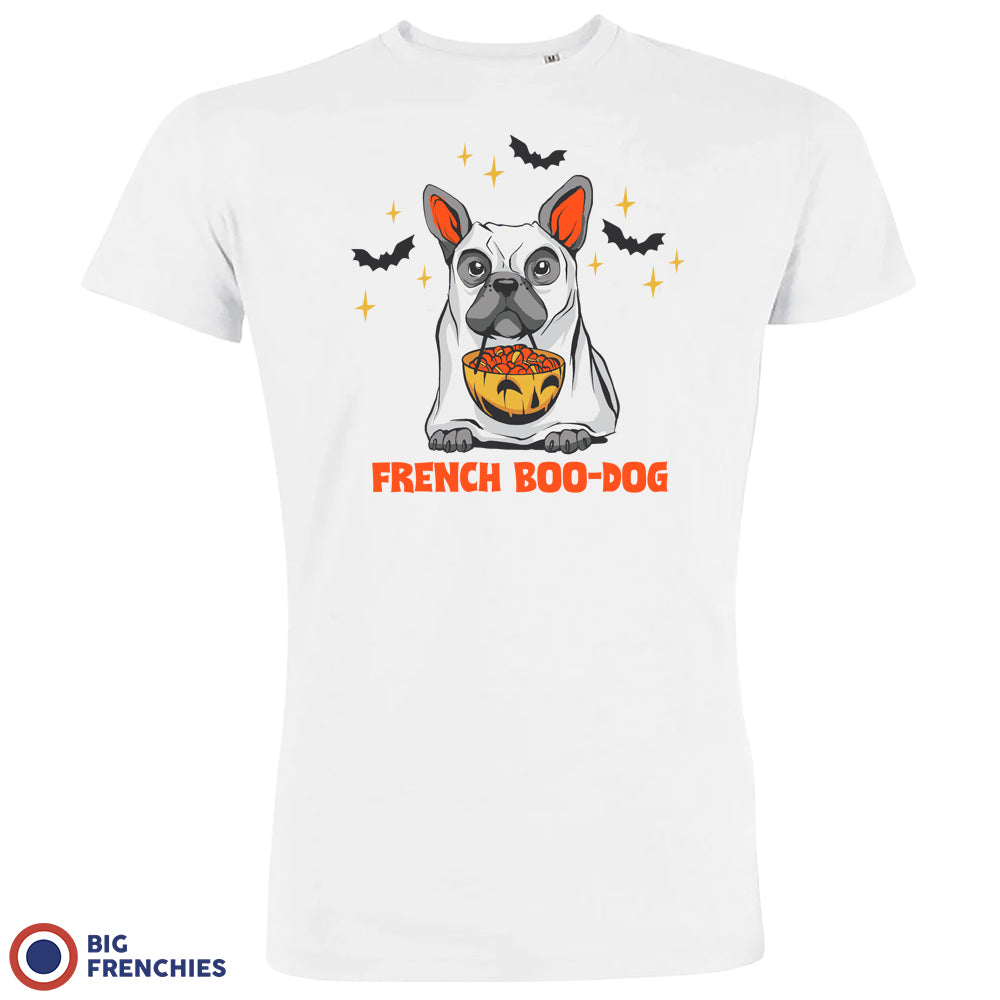 French Boo-Dog Halloween Men's Organic Cotton Tee