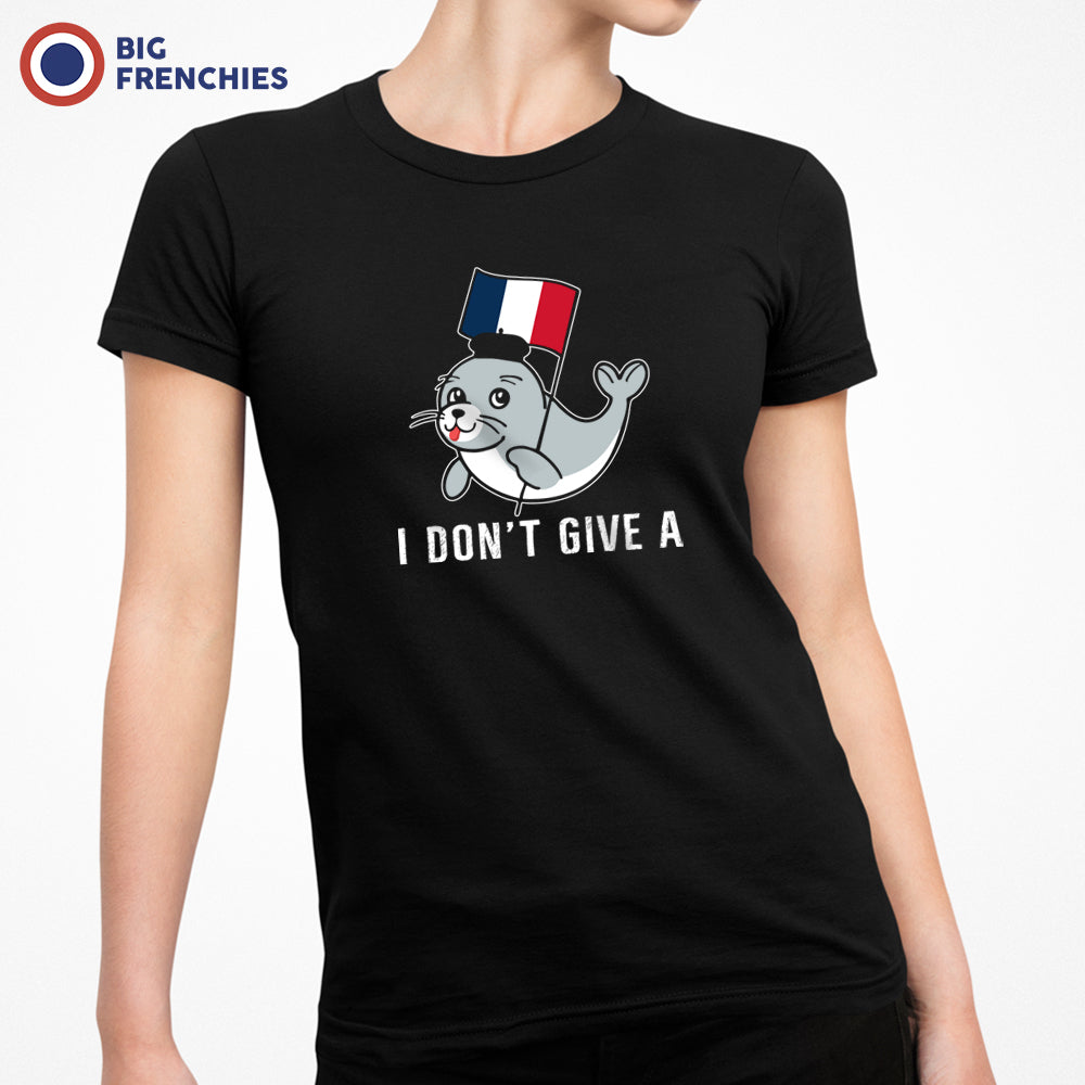 I Don't Give a Phoque Women's Organic Cotton Tee