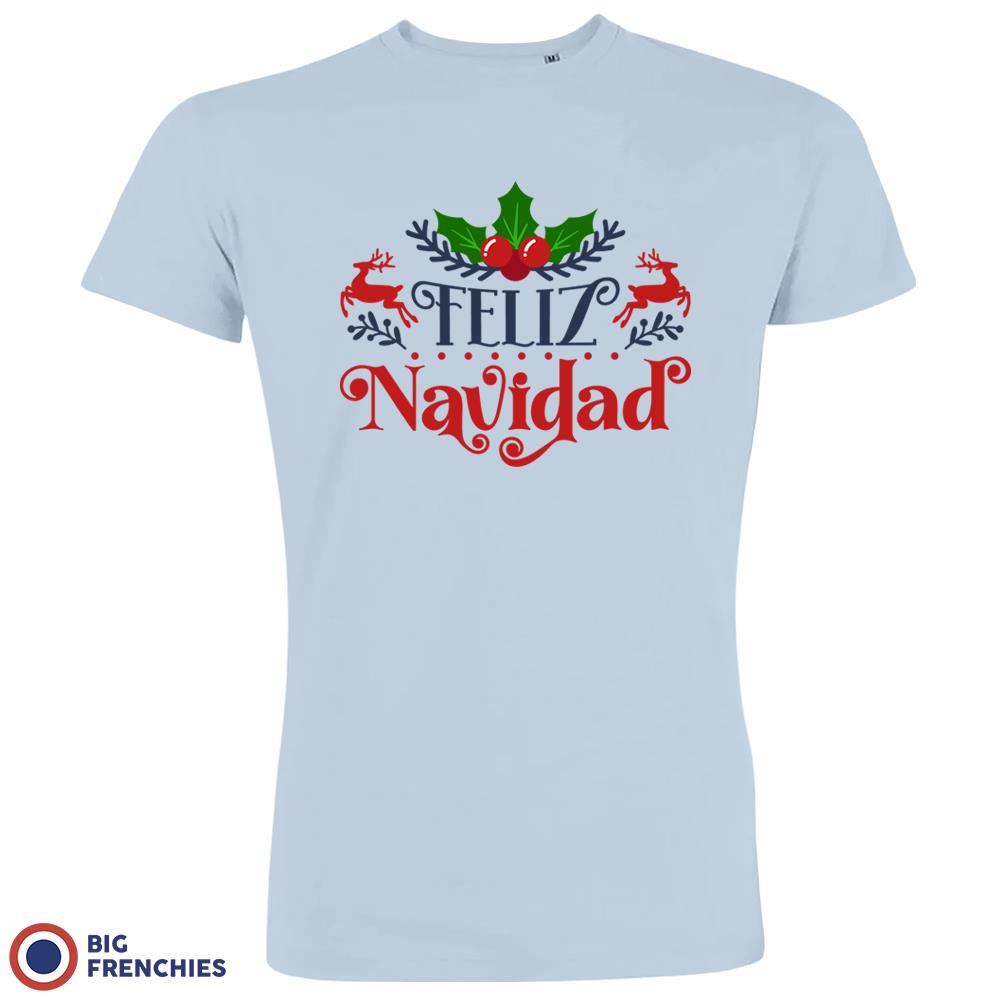 Feliz Navidad Christmas Men's Organic Cotton Tee