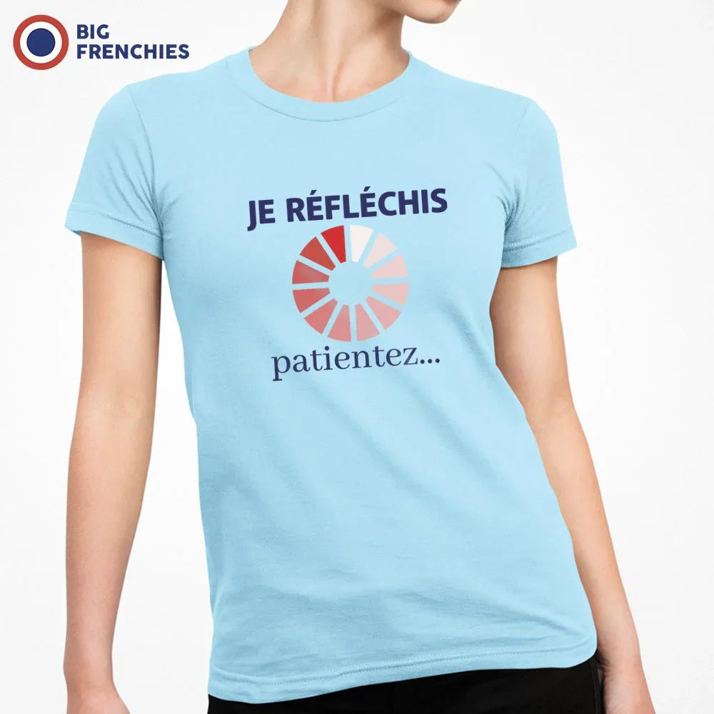 Je Réfléchis Patientez Women's Organic Cotton Tee