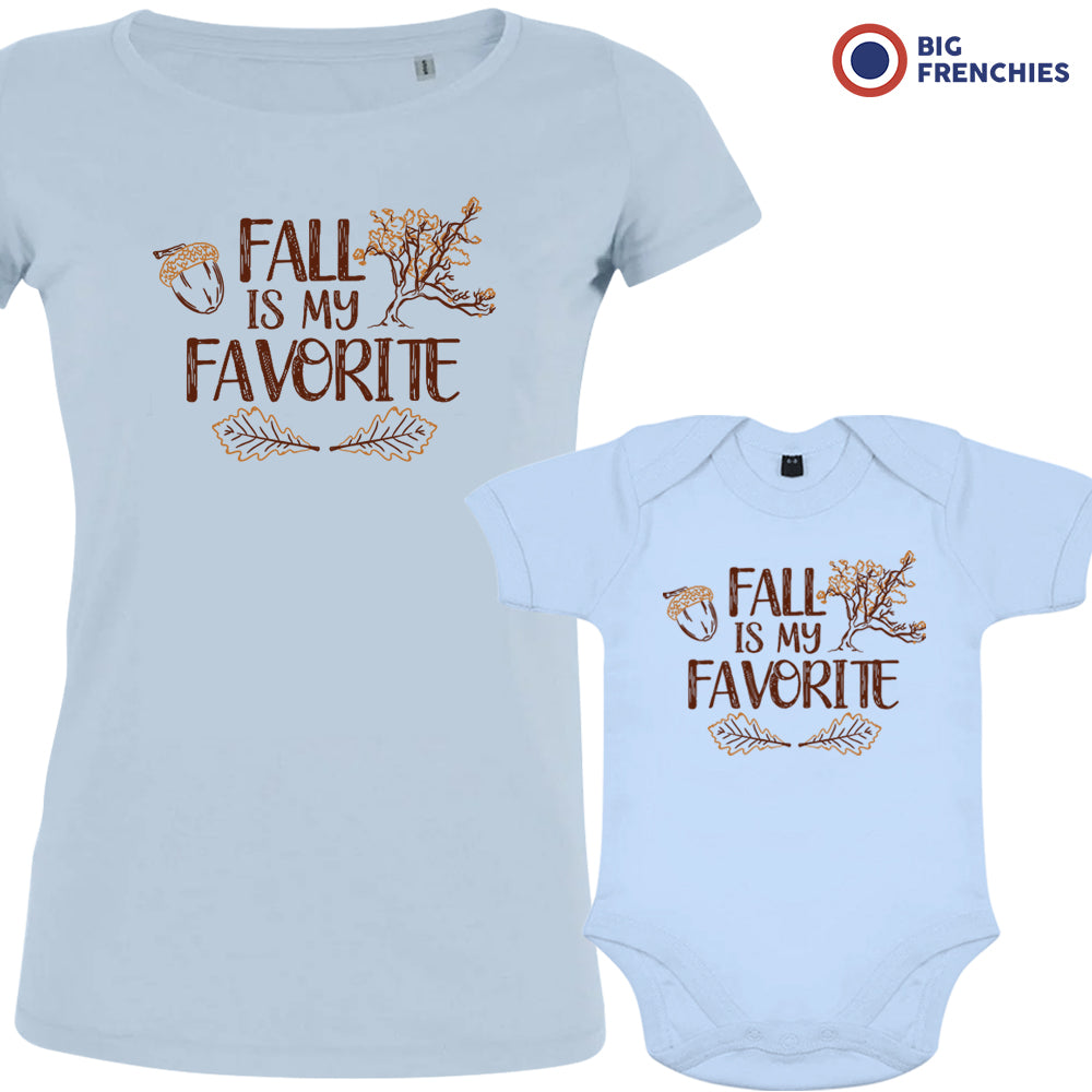 Fall Is My Favorite Mom and Child Organic Cotton family Set (Set of 2)