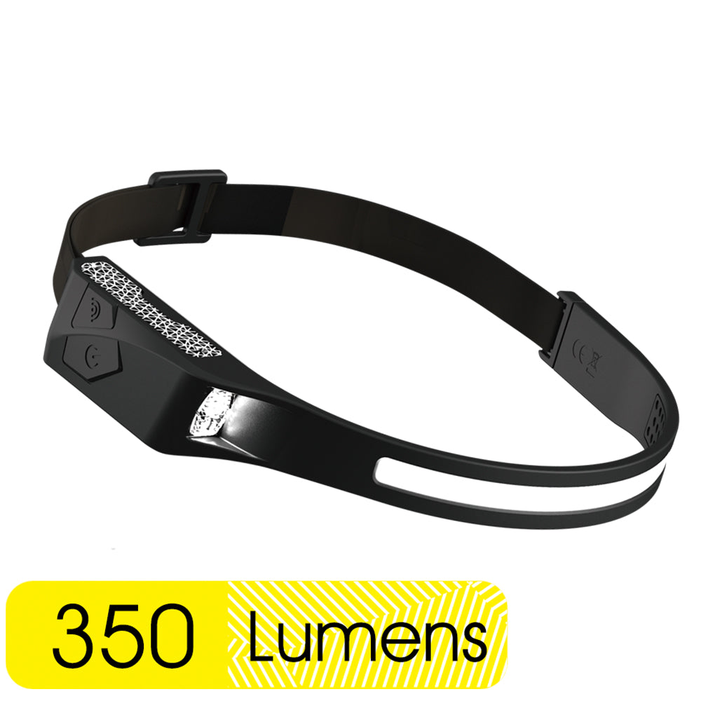 Moon Sport U-C1 Midnight Black 350LM Silicone Headband Light