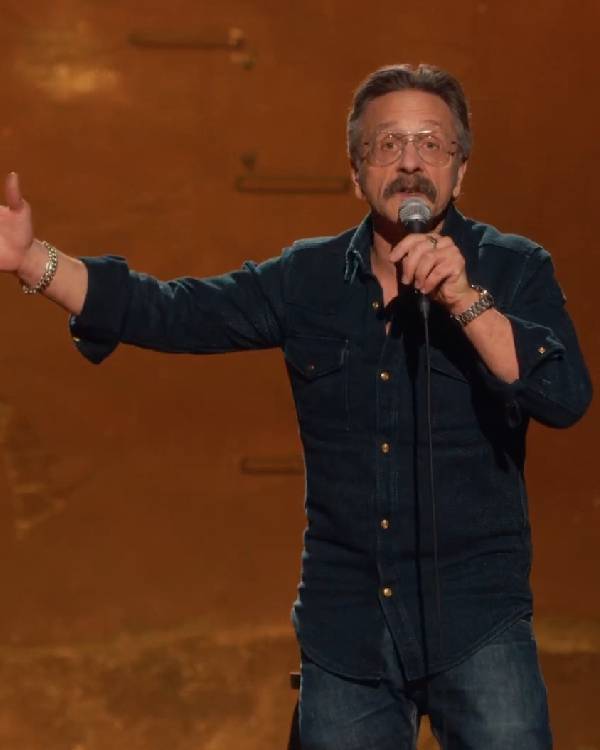 Marc Maron Panicked Black Shirt
