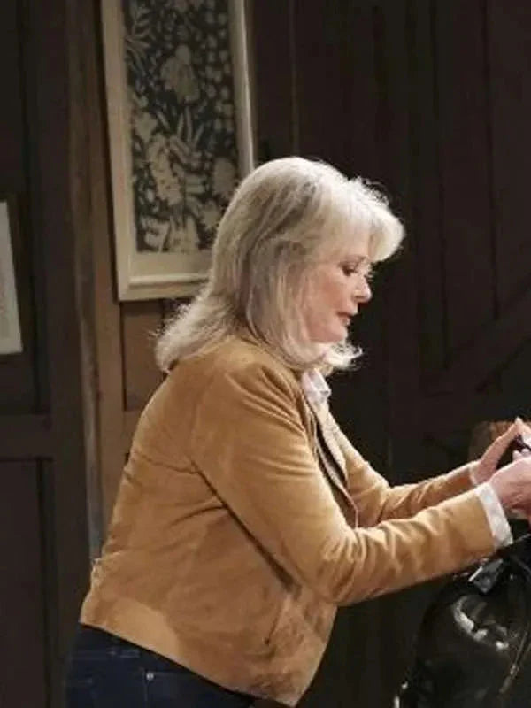 Marlena Evans Days of Our Lives Suede Leather Jacket