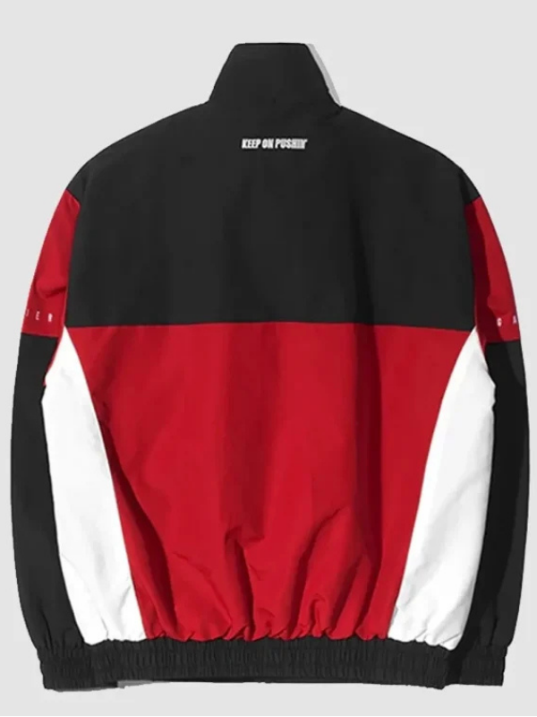 Qt8 Garments Red & Black Track Jacket
