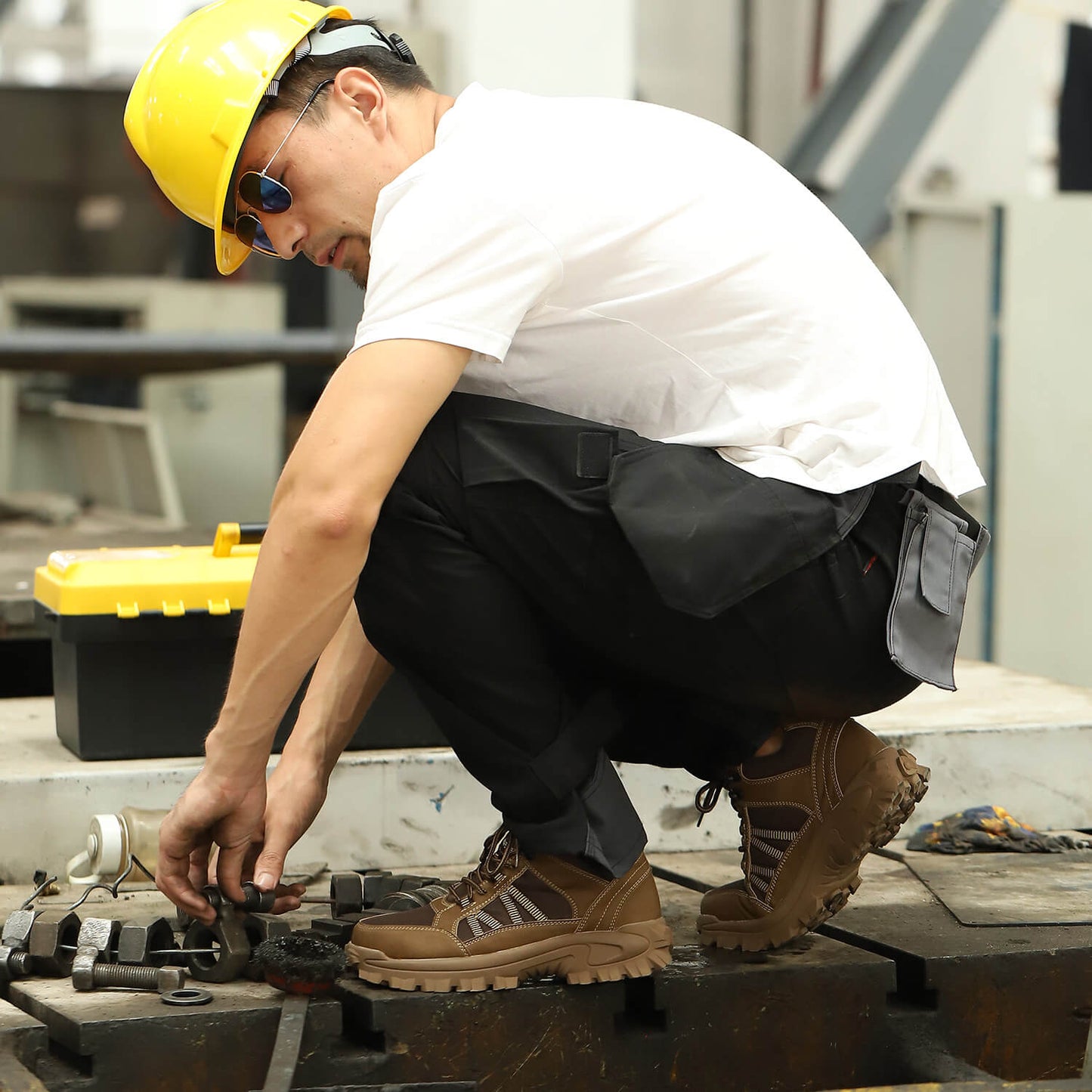 Maven Steel Toe Slip-Resistant Safety Boots