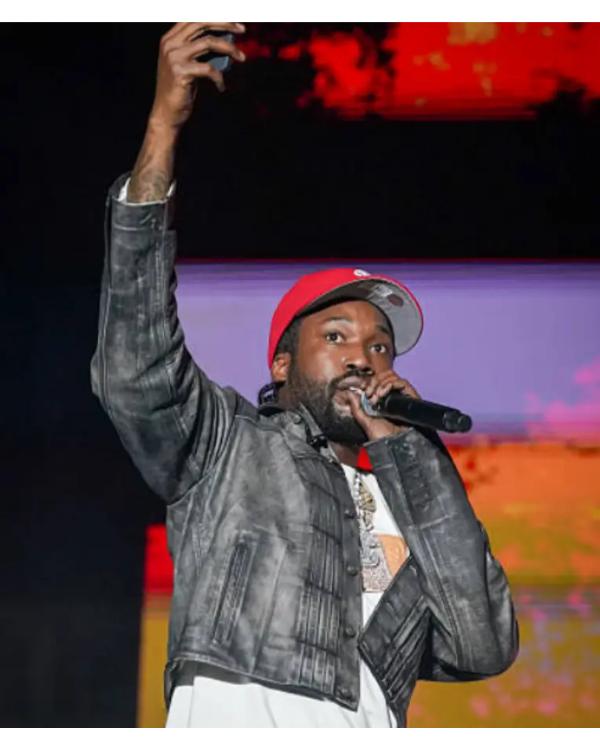 Meek Mill Roots Picnic 2025 Grey Jacket