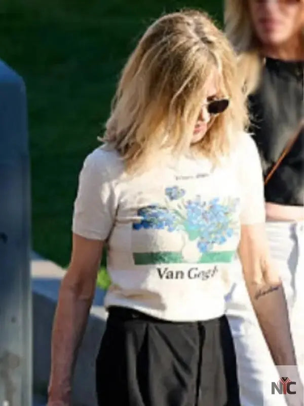 Meg Ryan Madrid 2025 White T-Shirt