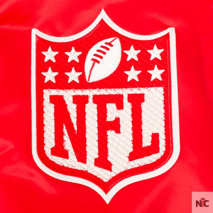 Men’s Pro Standard Cream Super Bowl LIX Sublimated Satin Full-Snap Jacket
