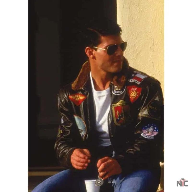 Men’s Top Gun Tom Cruise Leather Jacket