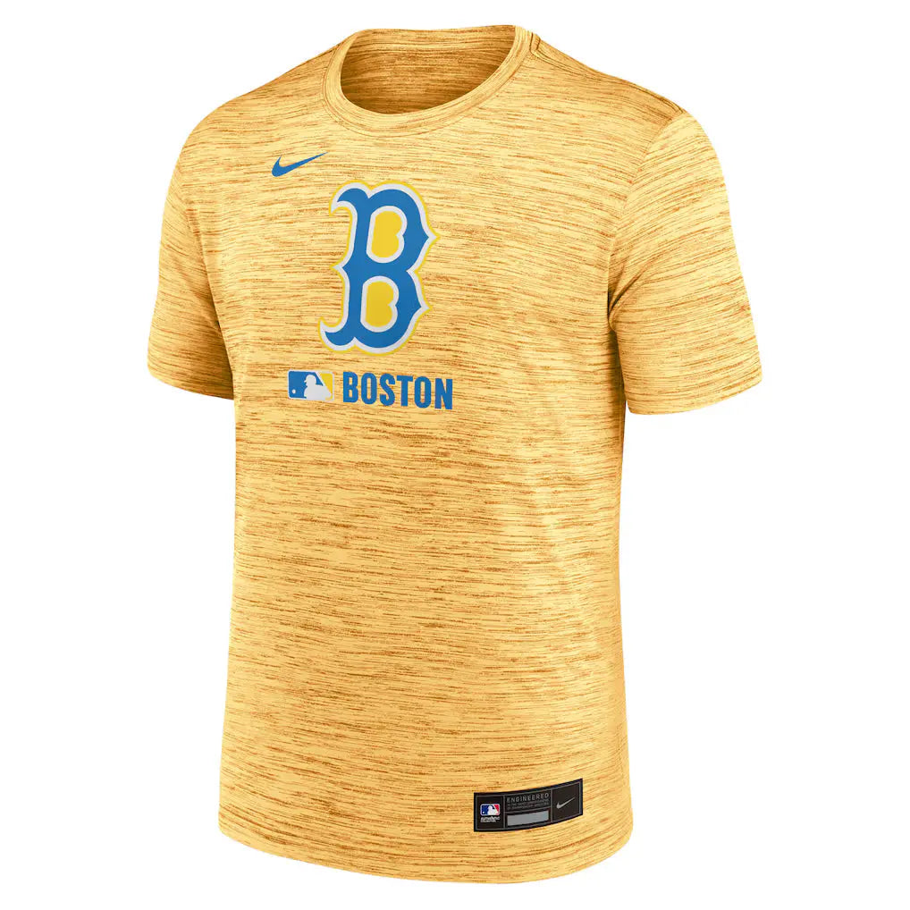 Men’s Boston Red Sox Nike Green 2025 Velocity T-Shirt