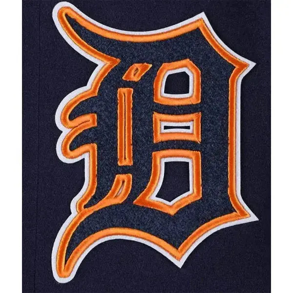 Men’s Detroit Tigers Mash Up Logo Varsity Full-zip Jacket