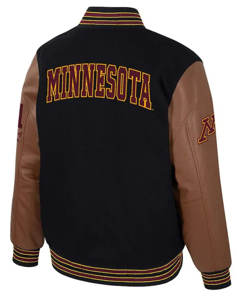 Men’s Letterman Full-Snap Varsity Jacket