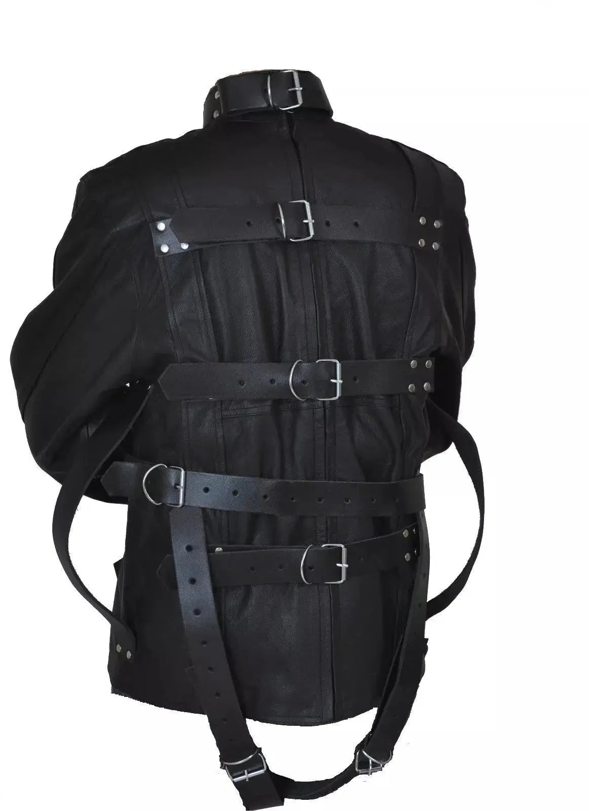Men’s Real Heavy Duty Leather Straight Jacket