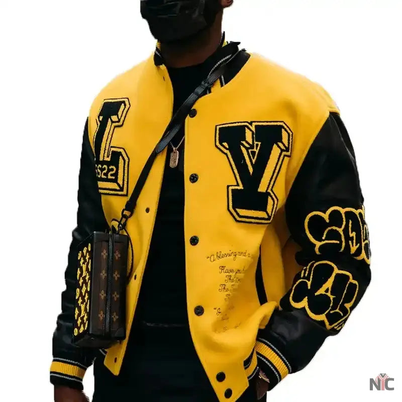 Mens Louis Vuitton Varsity Jacket