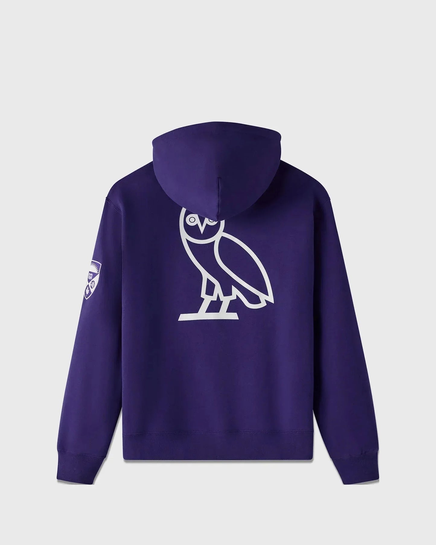 Unisex Campus Western Purple Fleece Hoodie