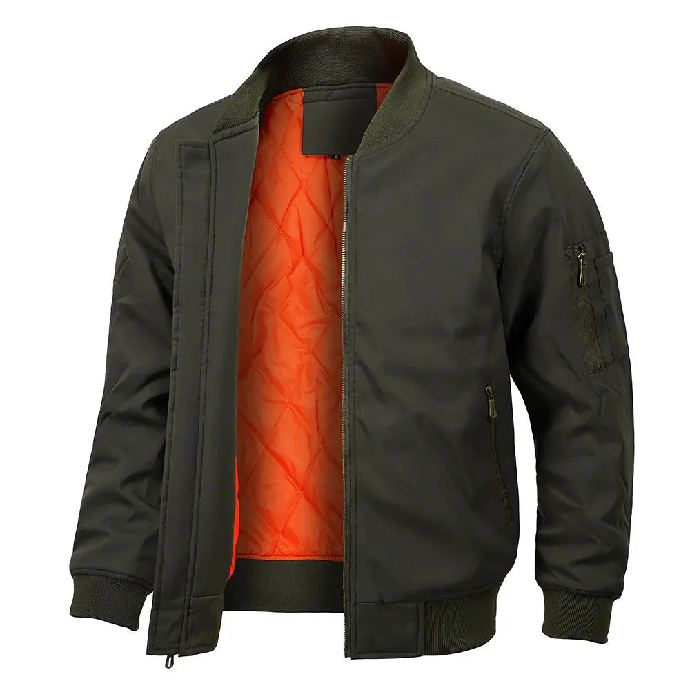 Men’s Light-weight Bomber Aviator Jacket