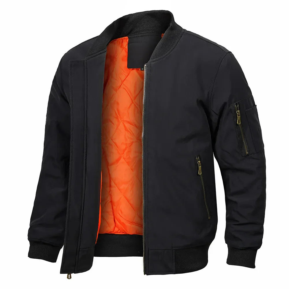 Men’s Light-weight Bomber Aviator Jacket