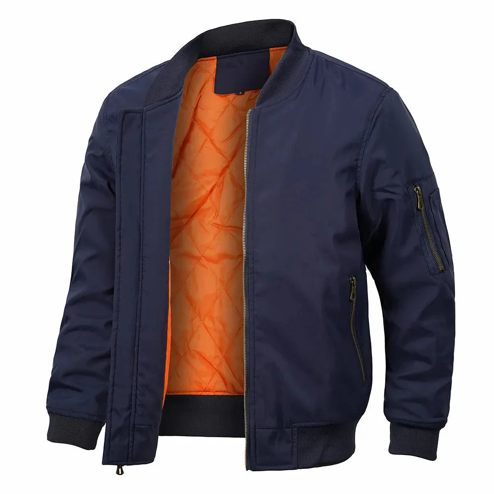 Men’s Light-weight Bomber Aviator Jacket