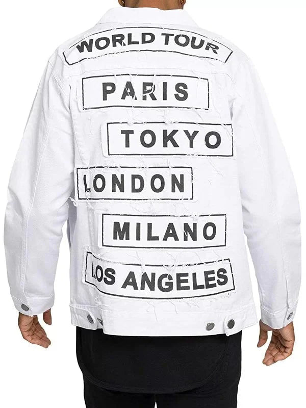 Mens World Tour Denim Jacket