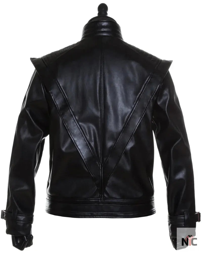 Michael Jackson Black Leather Thriller Jacket