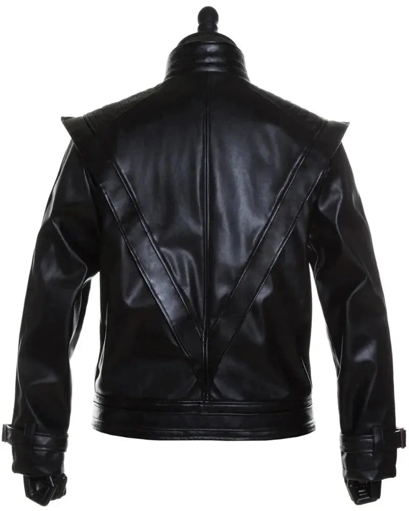 Michael Jackson Black Leather Thriller Jacket