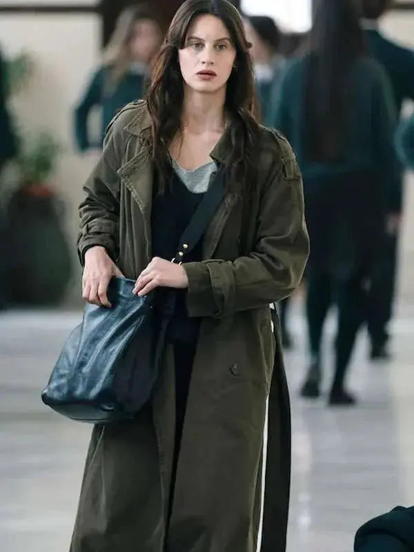 Milena Smit The Snow Girl Green Coat