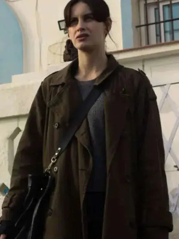 Milena Smit The Snow Girl Green Coat
