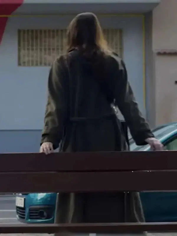Milena Smit The Snow Girl Green Coat