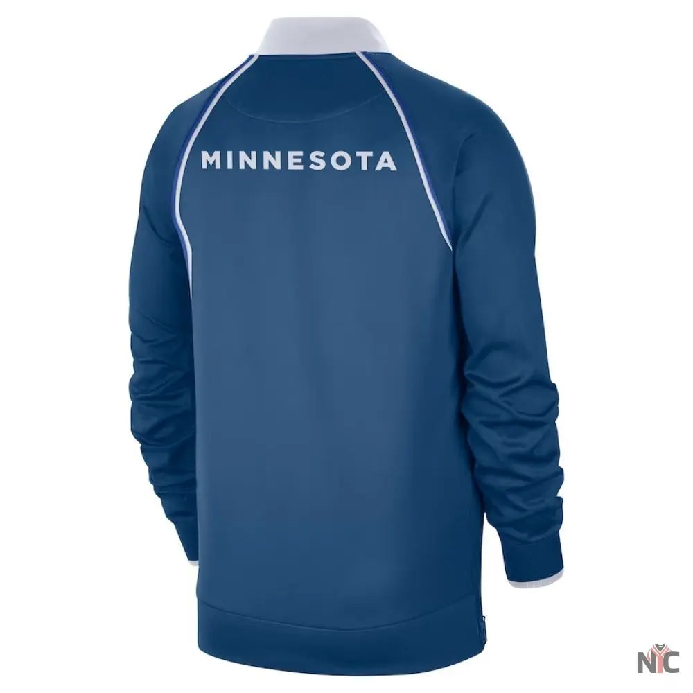 Minnesota Timberwolves 2023/24 Blue Raglan Jacket