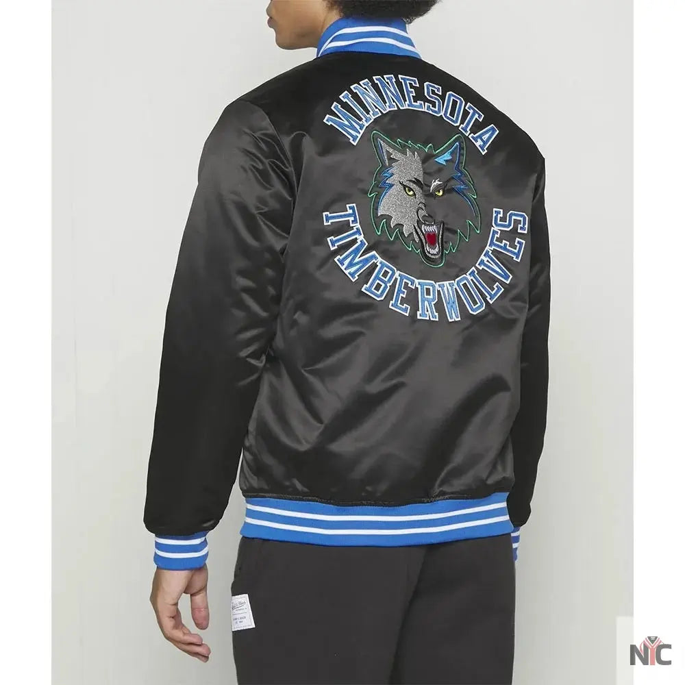 Minnesota Timberwolves Heavyweight Satin Jacket