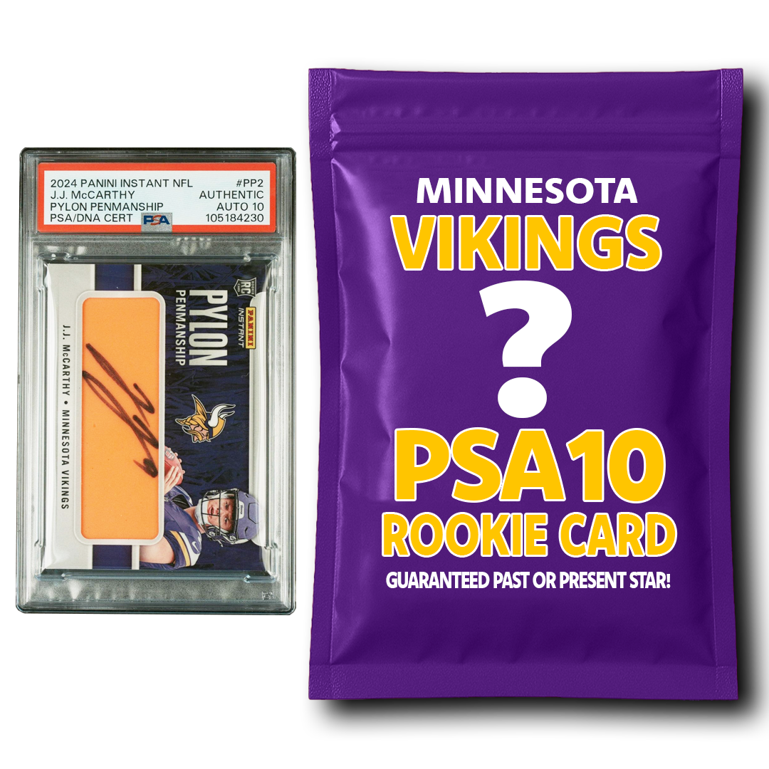 Minnesota Vikings PSA 10 Graded Rookie Card Mystery Pack