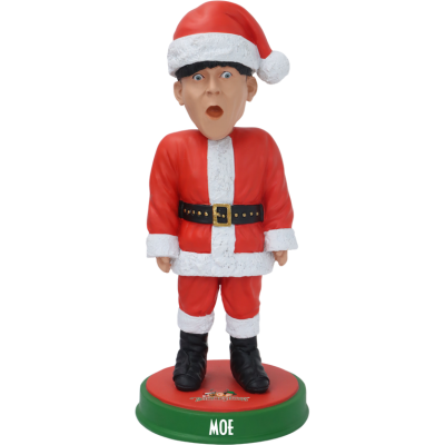The Three Stooges Santa Bobbleheads