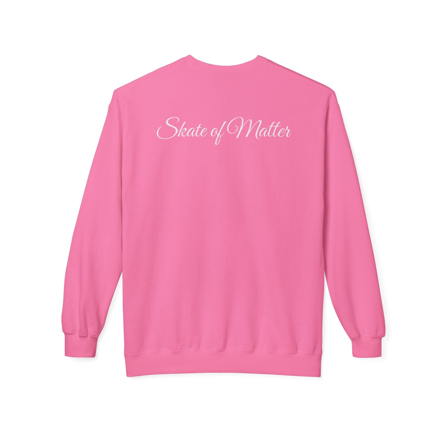 Monotone Skate Like Nobody's Watching Unisex Fleece Crewneck Sweatshirt